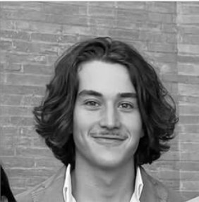Antoine Louet, in black and white